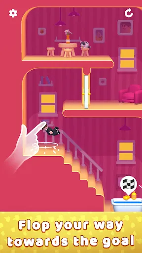 Gameplay screenshot 2 from Lazy Jump - Arcade game